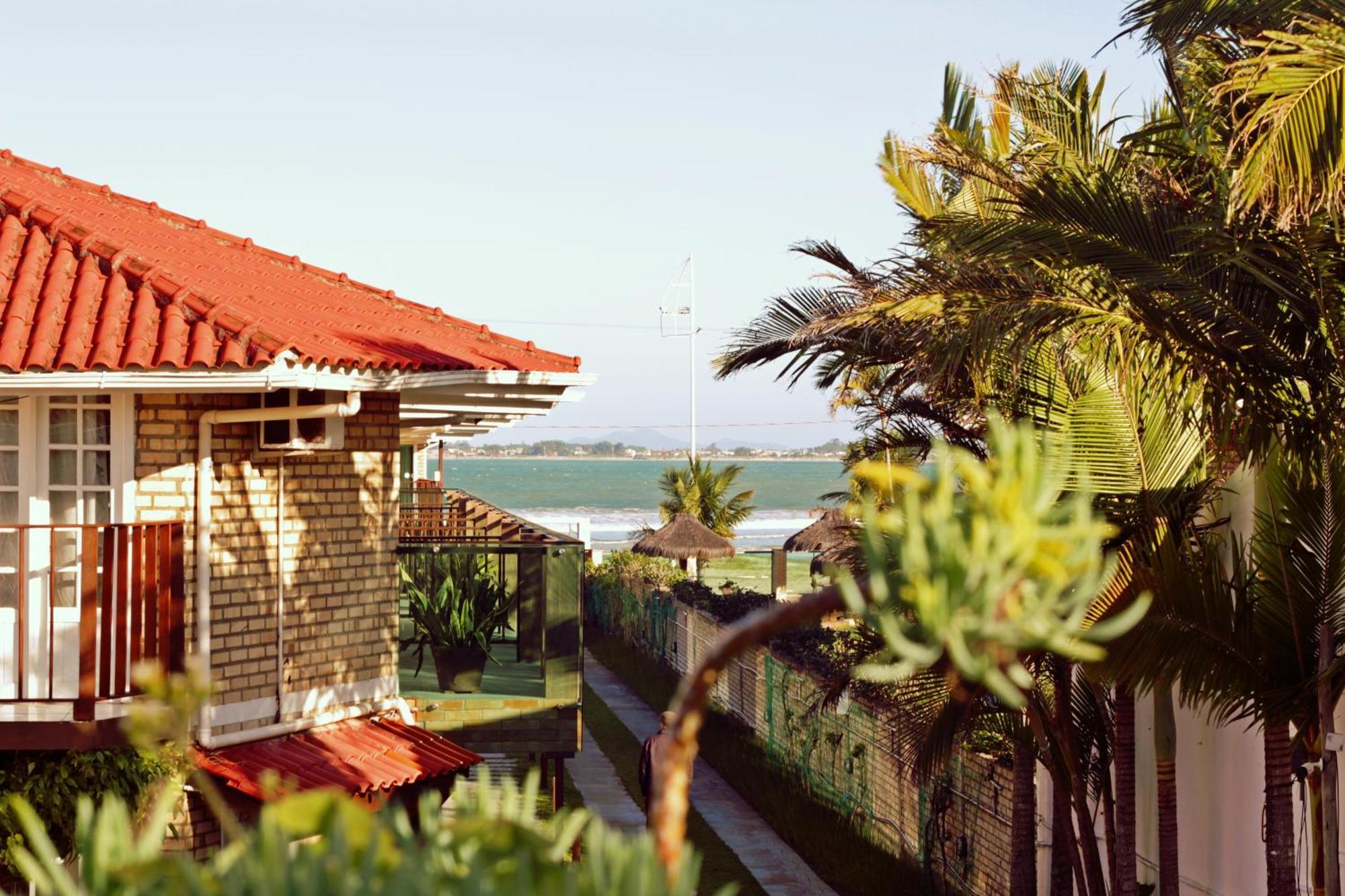Pousada Recanto Edenico - A Beira Mar Da Praia Ponta Do Papagaio, Palhoca Sc Dış mekan fotoğraf