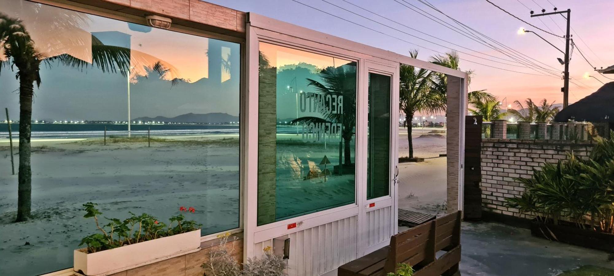 Pousada Recanto Edenico - A Beira Mar Da Praia Ponta Do Papagaio, Palhoca Sc Dış mekan fotoğraf