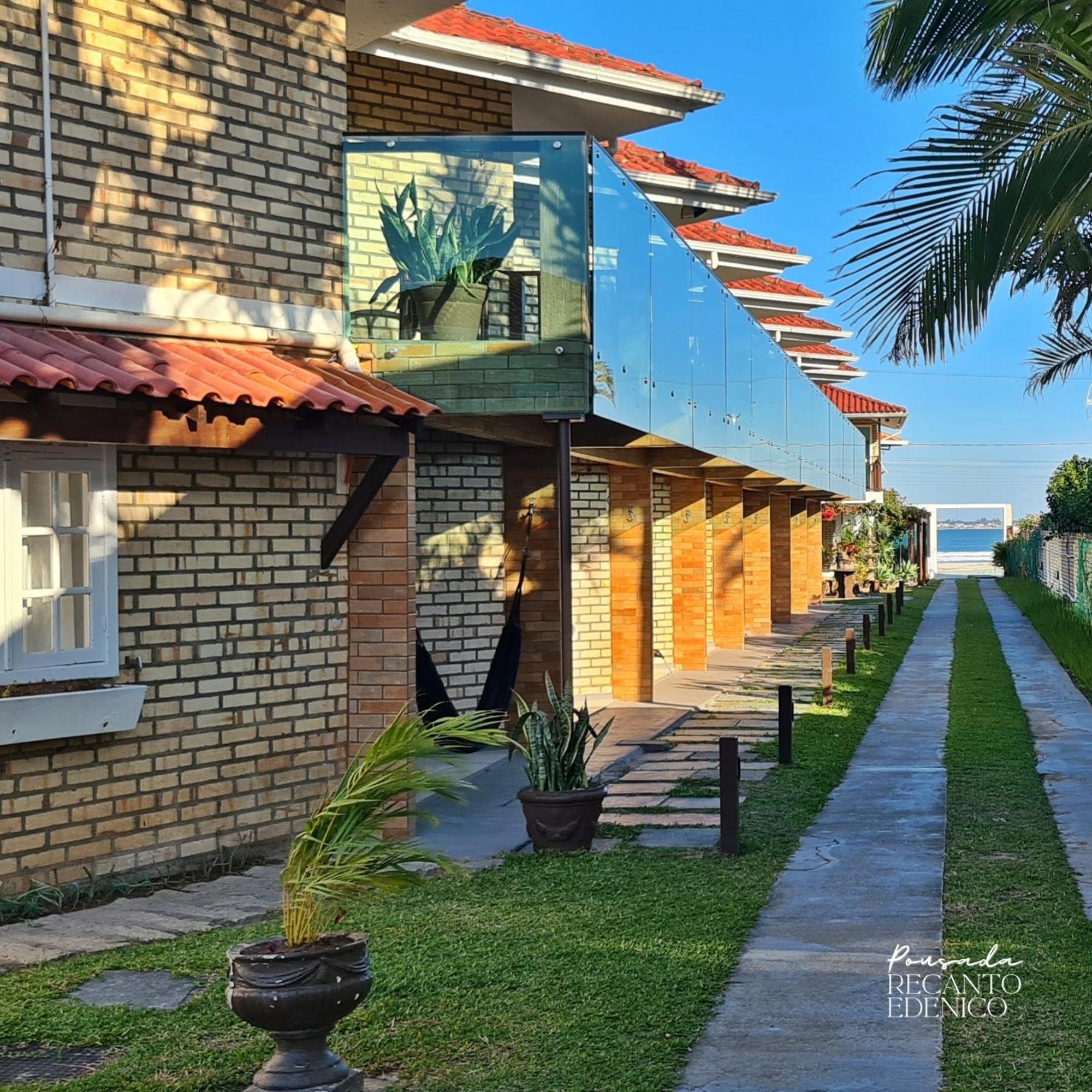 Pousada Recanto Edenico - A Beira Mar Da Praia Ponta Do Papagaio, Palhoca Sc Dış mekan fotoğraf
